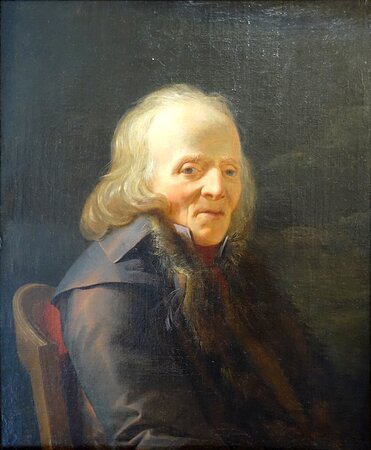 Jacques Augustin de Silvestre vers 1800 1719 - 1809Jean-Baptiste RegnaultHuile sur toile - 640x540 Musée Bossuet, Meaux.