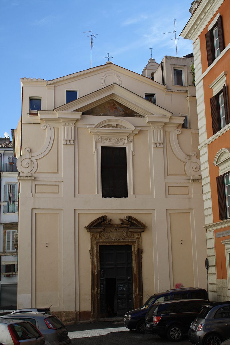 Église San Salvatore in CampoSur la place du même nom à Rome. Devenue orthodoxe.
