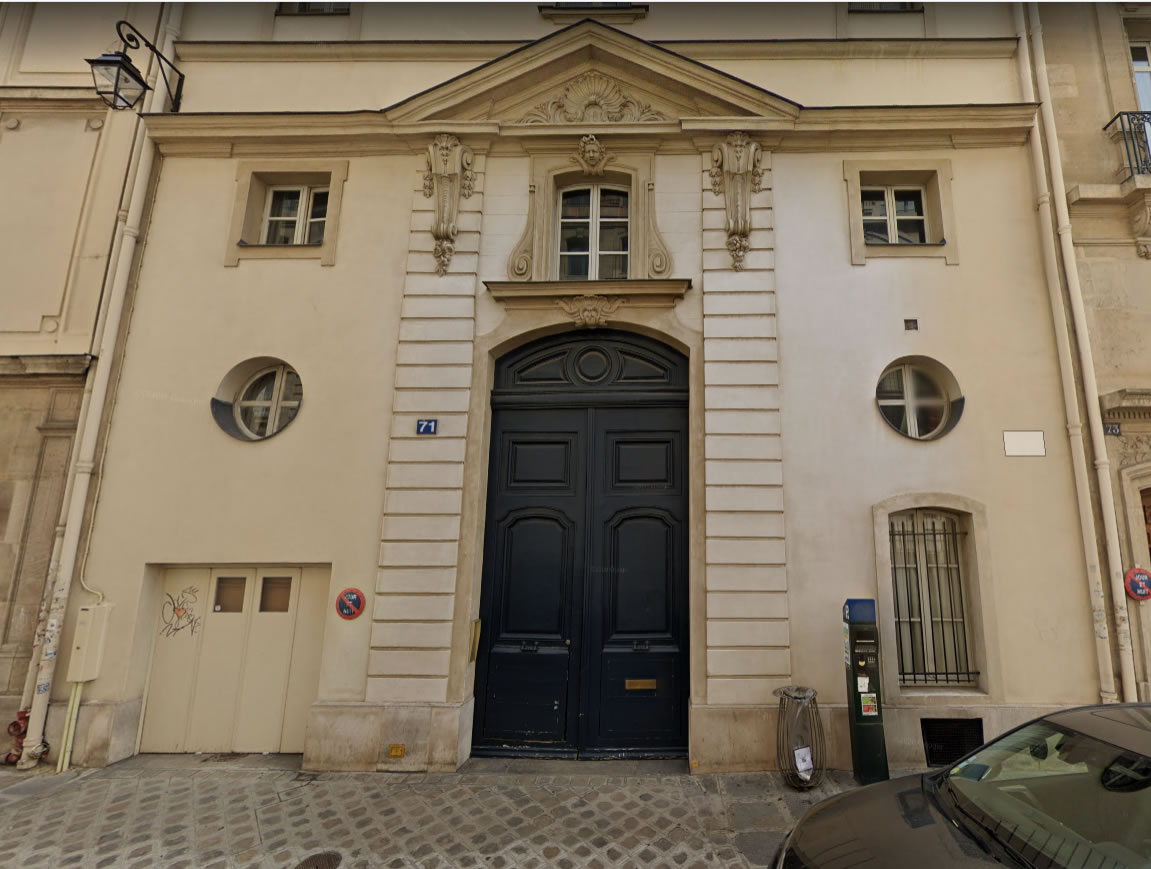 Logement1843 -  71 rue de Lille, ParisÉdouard de Silvestre. 