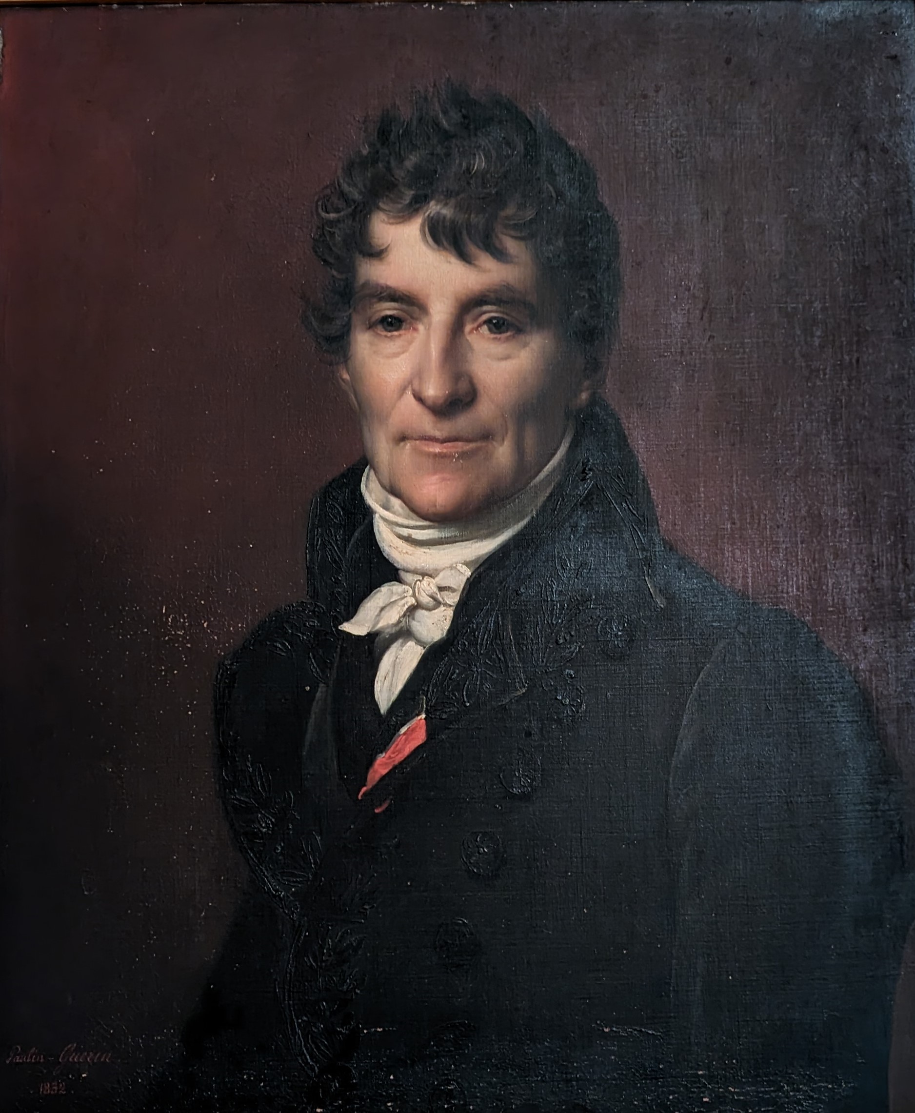 Augustin François de Silvestre 1762 - 1851Portrait par Jean-Baptiste Paulin Guérin - 1832.