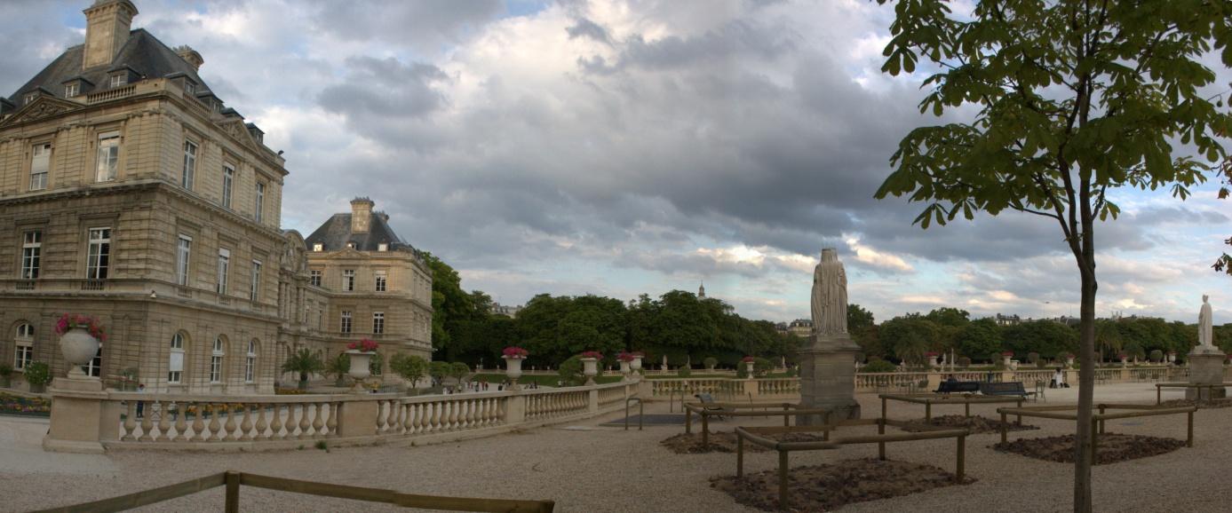 Israël Silvestre : Veüe et Perspective de Luxembourg du costé du Jardin, a present appellé Palais d'Orleans.
