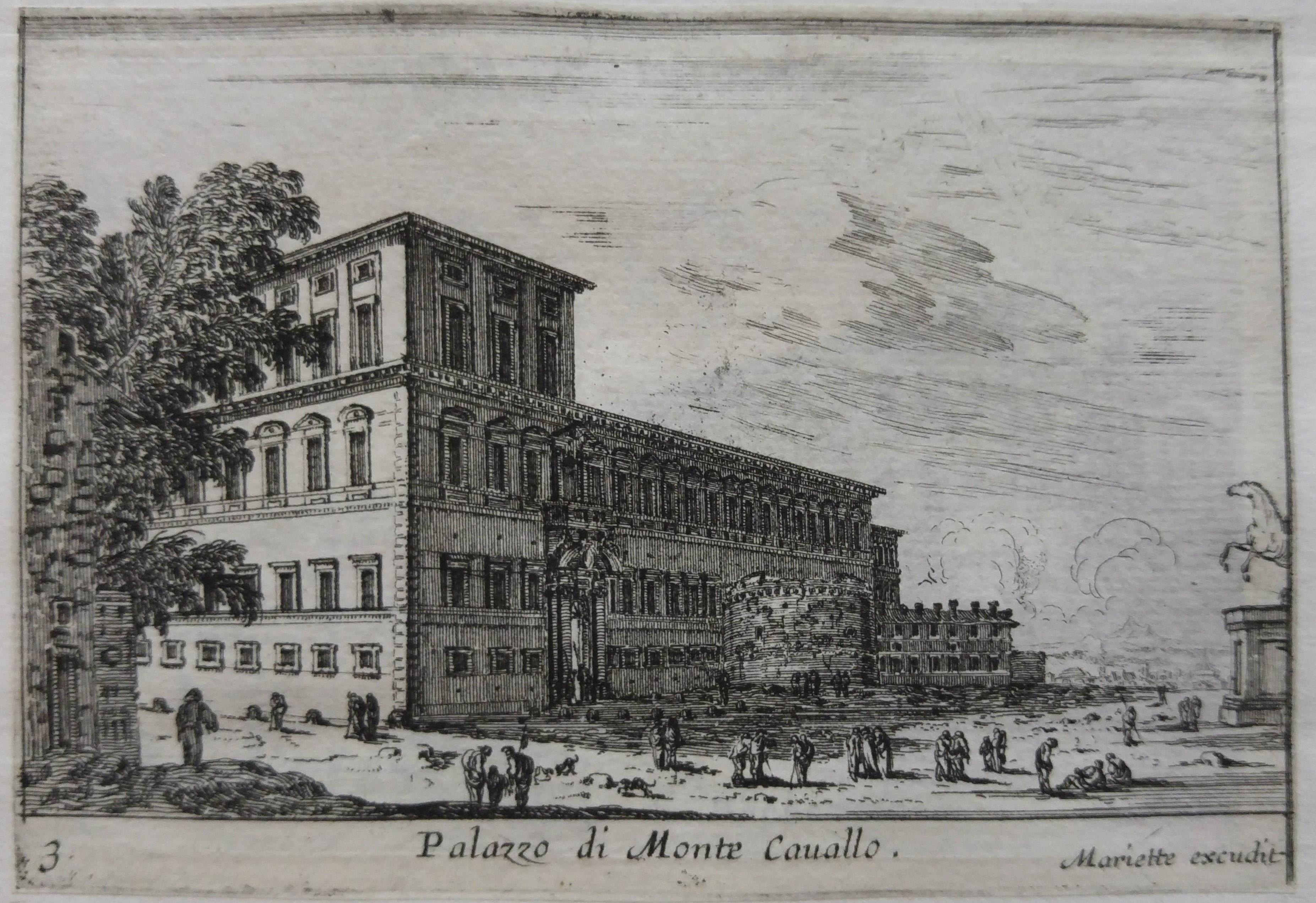 Israël Silvestre : Palazzo di Monte Cauallo.