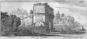Israël Silvestre : Arco di Constantino.  