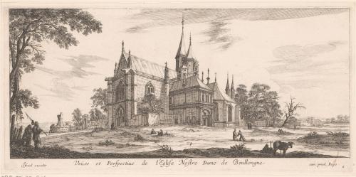 Veües et Perspective de l'Eglise Nostre Dame de Boullongne
