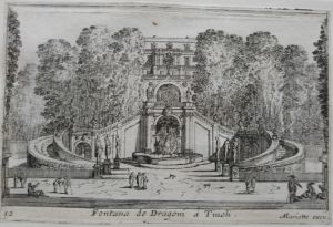 Fontana de Dragoni a Tiuoli. (Dans le jardin de la vigne d'Este.)