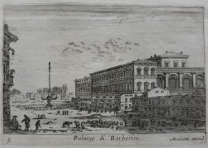 6.5 Palazzo di Barberini.Mariette excu.H : 82 L : 122
 Faucheux : 6.5  Baré : N° 848