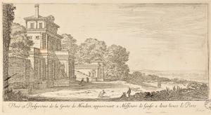 Veuë et Perspective de la Grote de Meudon, appartenant a Messieurs de Guise a deux lieues de Paris.