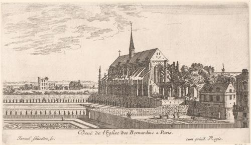 Veuë de l'Eglise des Bernardins a Paris.