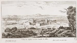 Veuë du Chasteau et de la Citadelle de Milan.