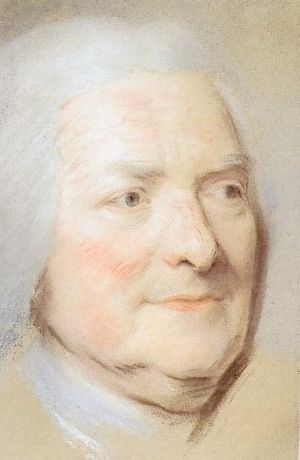Louis de Silvestre par Maurice Quentin La Tour (étude)