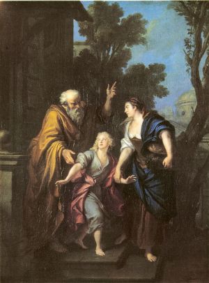 Agar chassé par Abraham