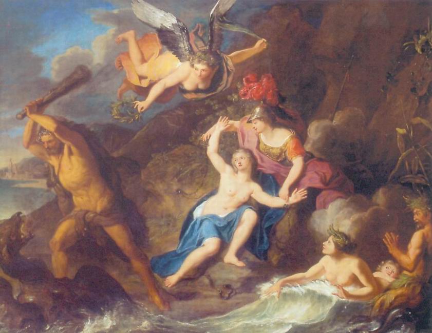Hercule délivre la fille de Laomedon par Louis de Silvestre