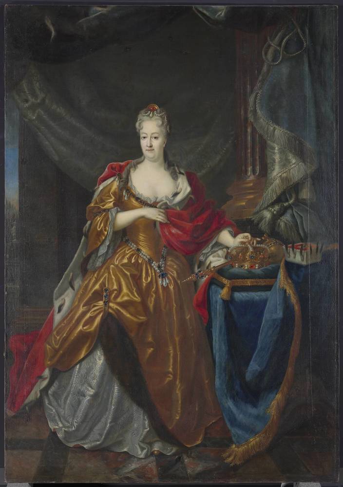 Christiane Eberhardine de Saxe par Louis de Silvestre