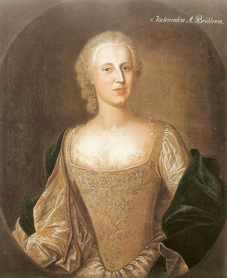 Maria Anna z Kolowratow Brühlowa par Louis de Silvestre
