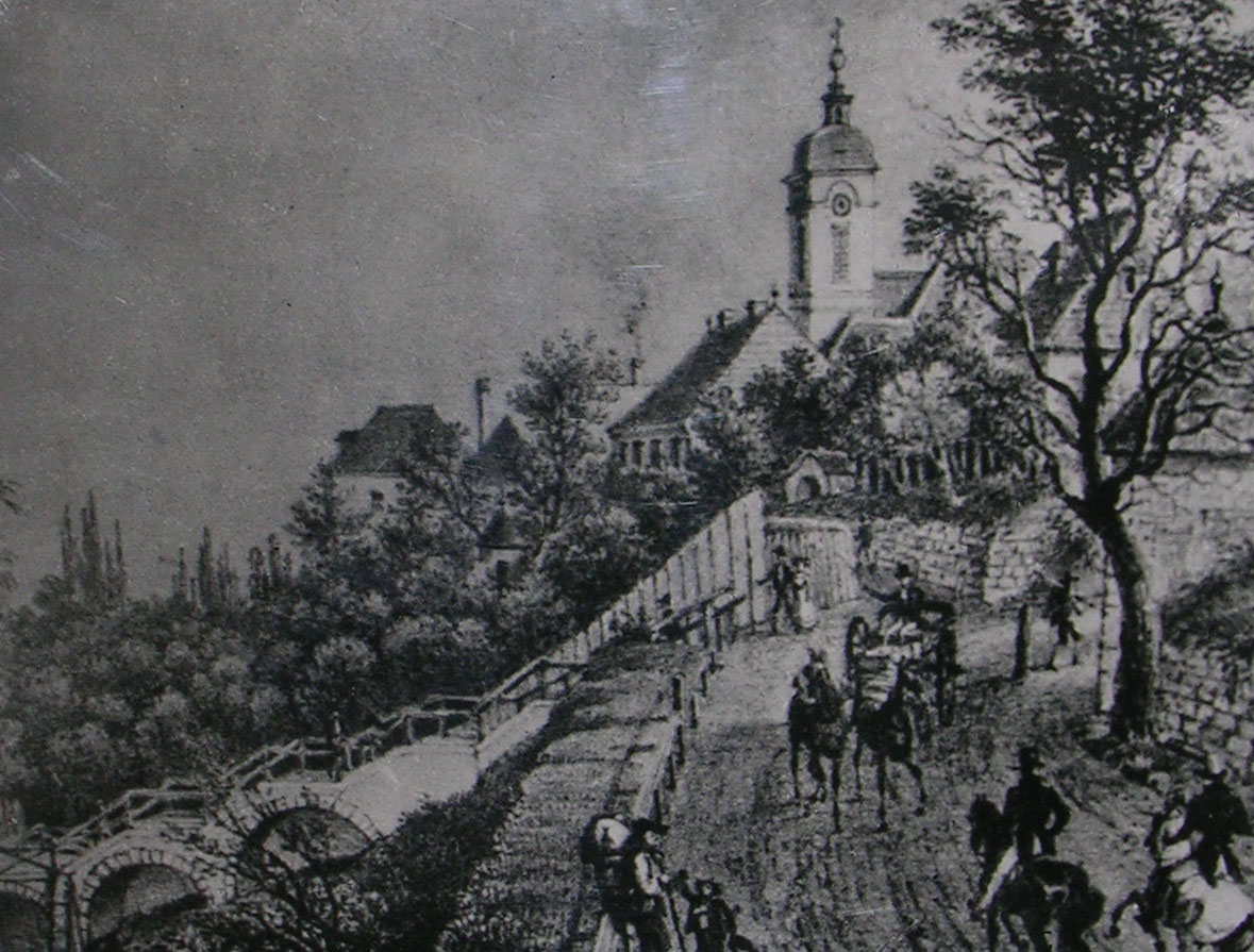 Vienne, Oberdöbling en 1830.