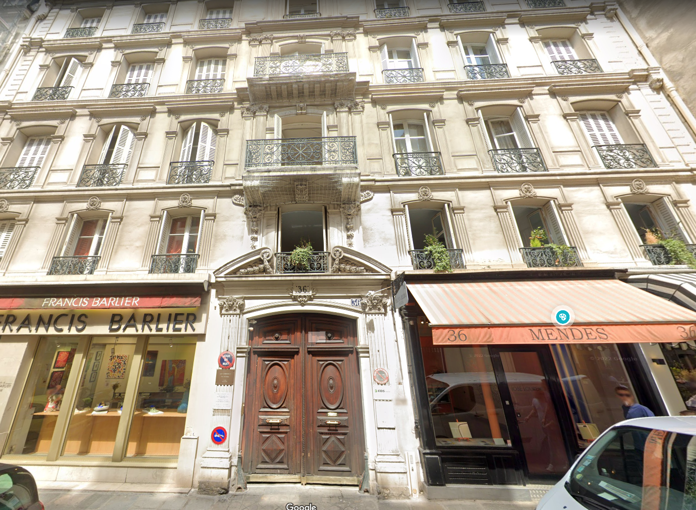 Logement1876 -  36 rue de Penthièvre, ParisFranz de Silvestre 