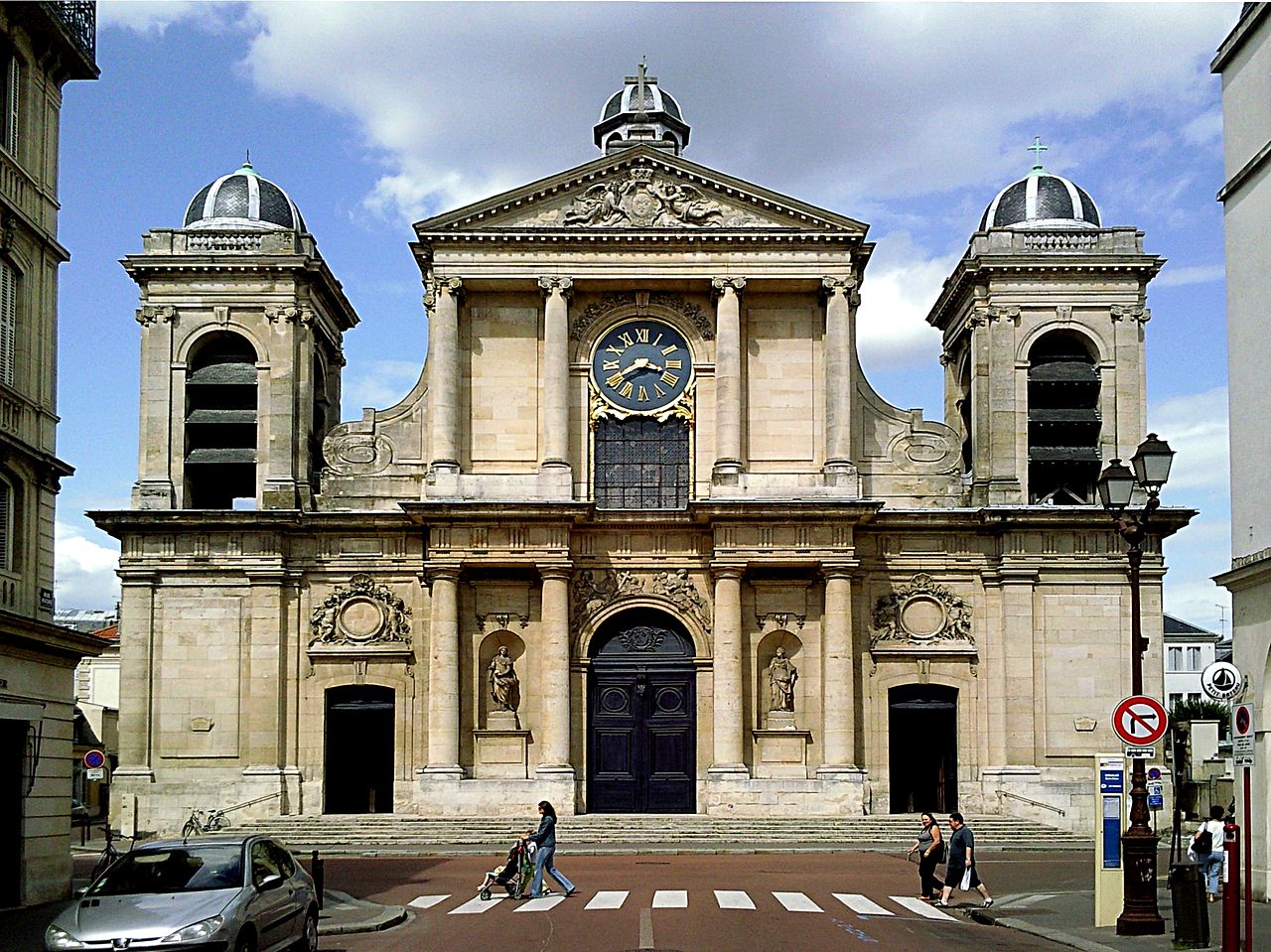 Sépulture1738 -  Notre-Dame de VersaillesCharles-François Silvestre Madeleine LeBas 