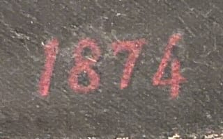 Année 1784 sur le Sacré-Cœur de JésusÉglise de Jouy-le-Châtel - Sans repèreLa date est en bas à droite.On retrouve également cette date sur la croix du Corbier.