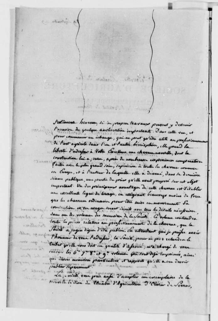 Lettre de Augustin-François de Silvestre à Thomas Jefferson - Page 2