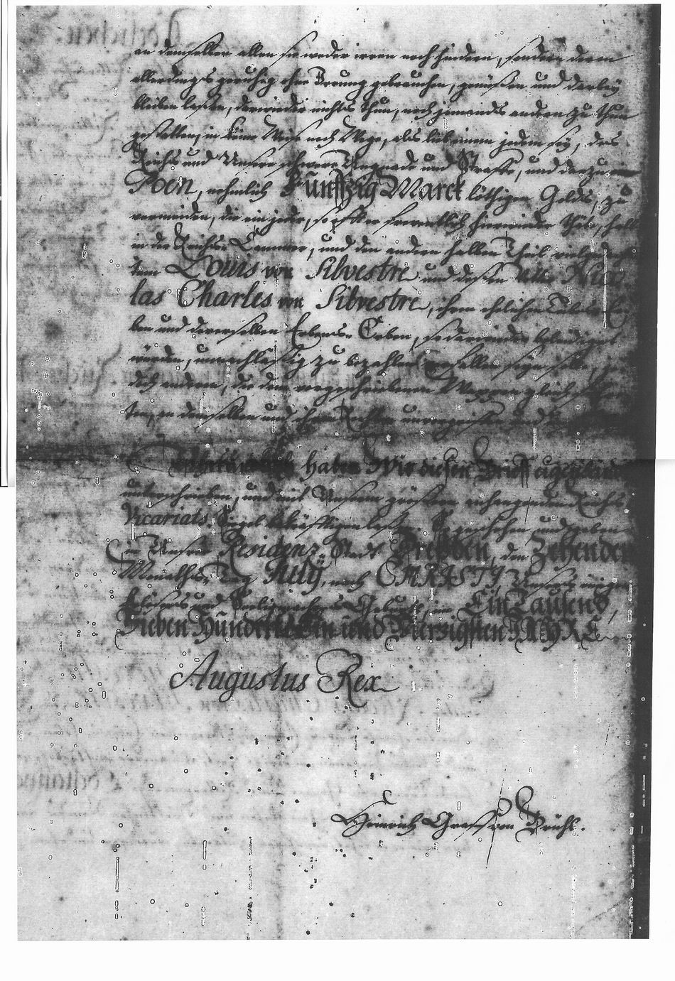 Lettres de noblesse pour Louis de Silvestre et Nicolas-Charles de Silvestre - Page 6/6