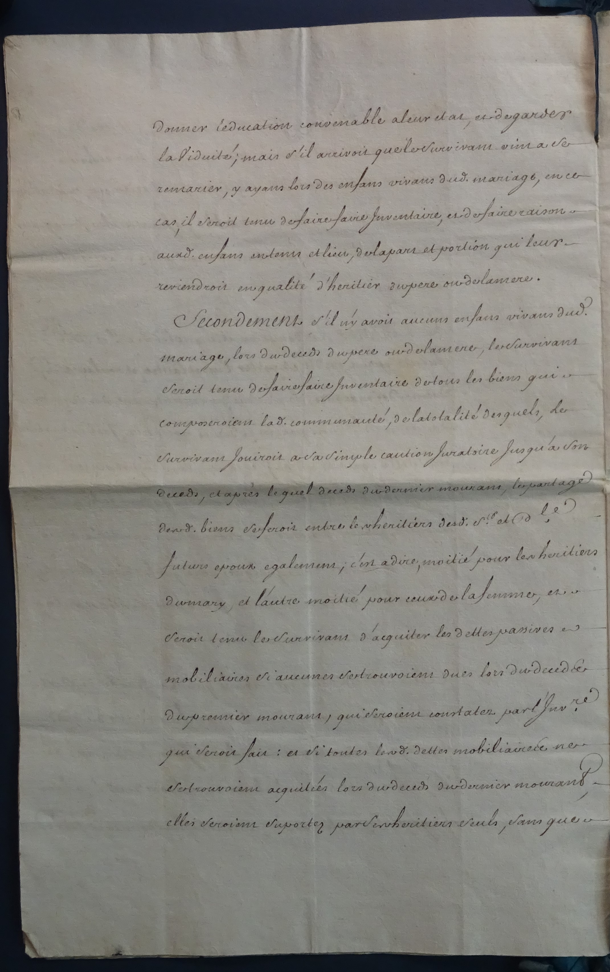  Contrat de mariage  Jacques-Augustin de Silvestre & Anne Marie Besnard - Page 4