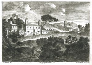 Palais avec deux clochetonsLouis Silvestre - Charles-François Silvestre