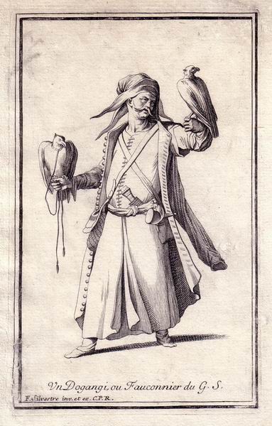Un Dogangi ou Fauconnier du Grand Sultan
