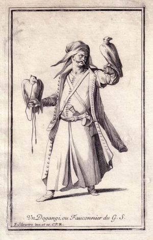 Un Dogangi ou Fauconnier du Grand SultanCharles-François Silvestre