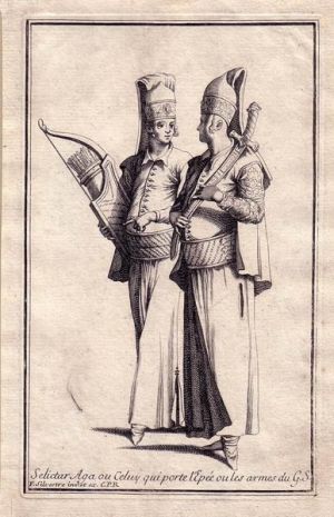 Sélictar Aga ou Celuy qui porte l'épée ou les armes du Grand SultanCharles-François Silvestre