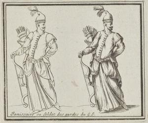 Janissaire ou Soldat des gardes du Grand SérailCharles-François Silvestre