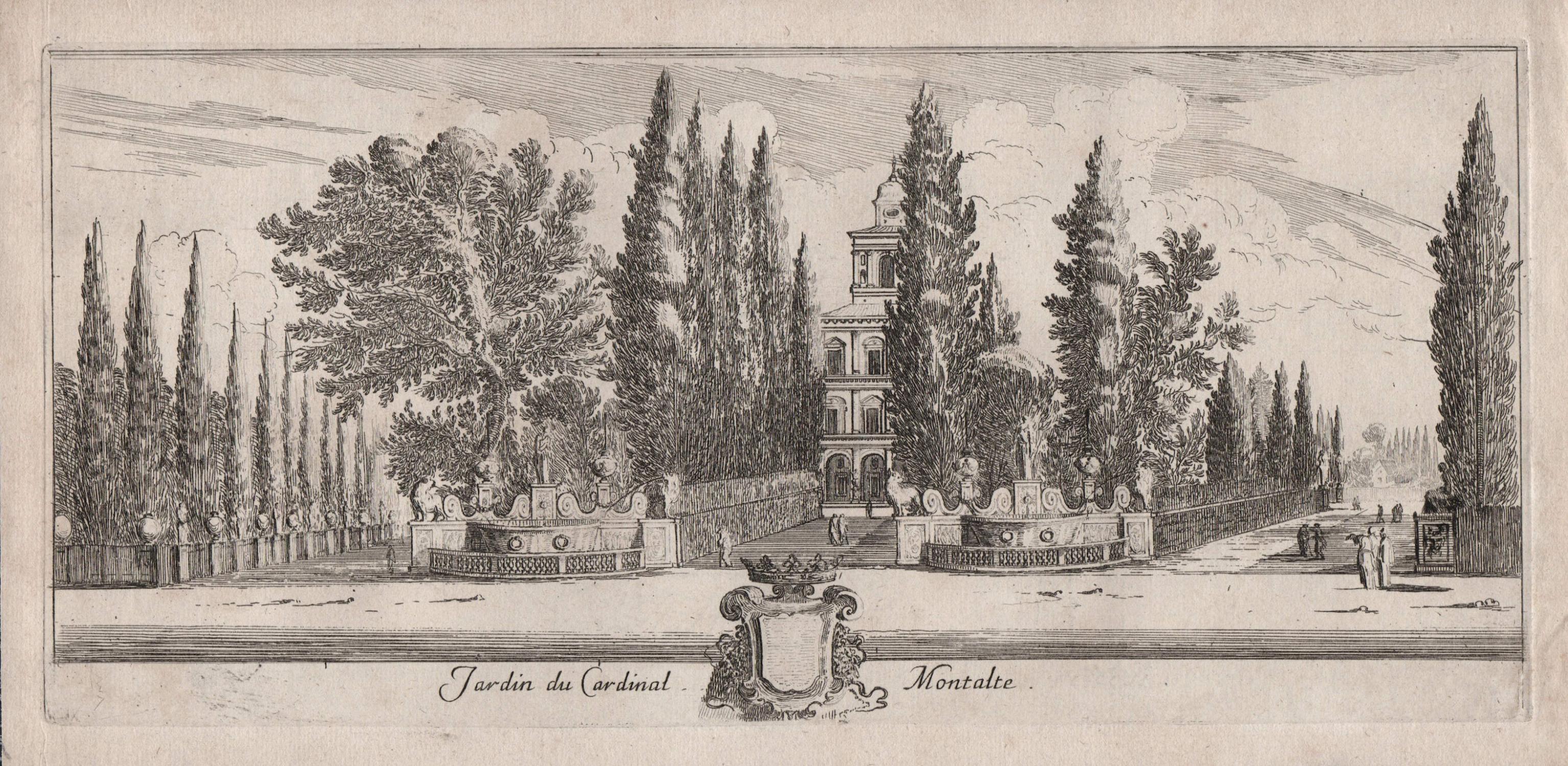Israël Silvestre : Jardin du Cardinal Montalte.