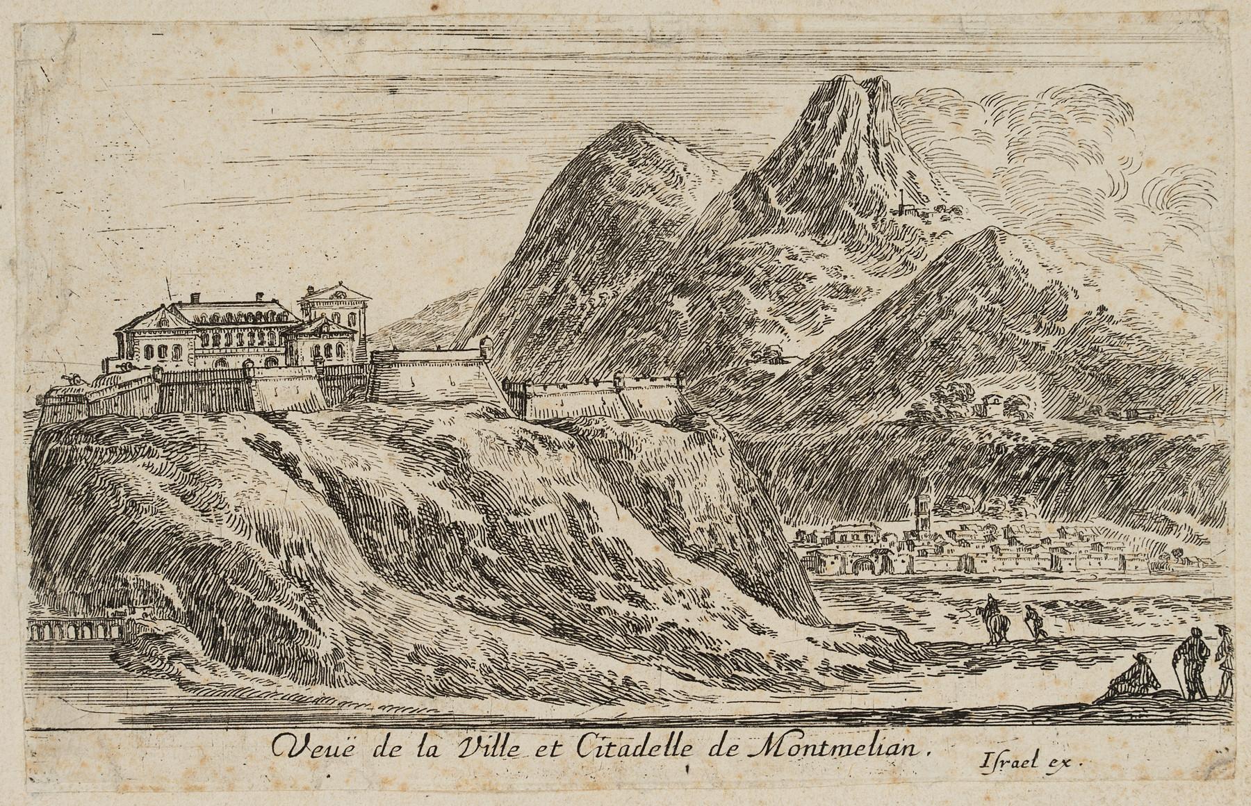 Israël Silvestre : Veuë de la Ville et Citadelle de Montmelian.