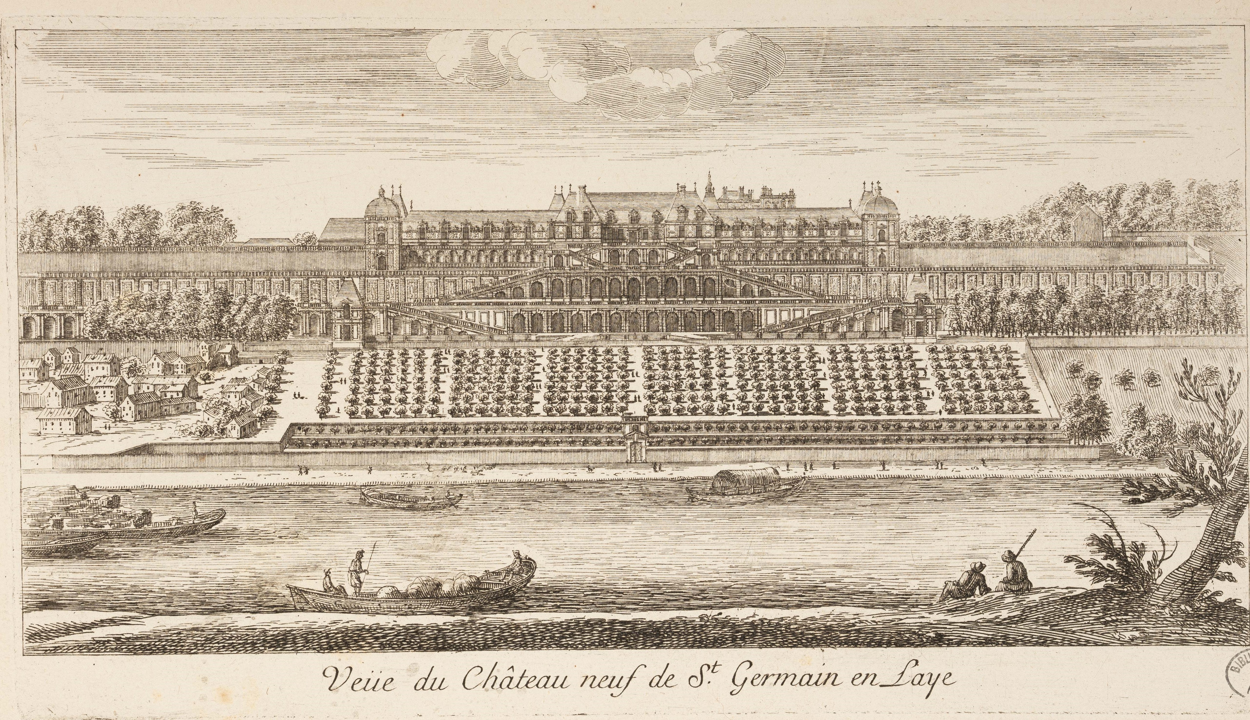 Israël Silvestre : Veüe du Château neuf de St Germain en Laye.