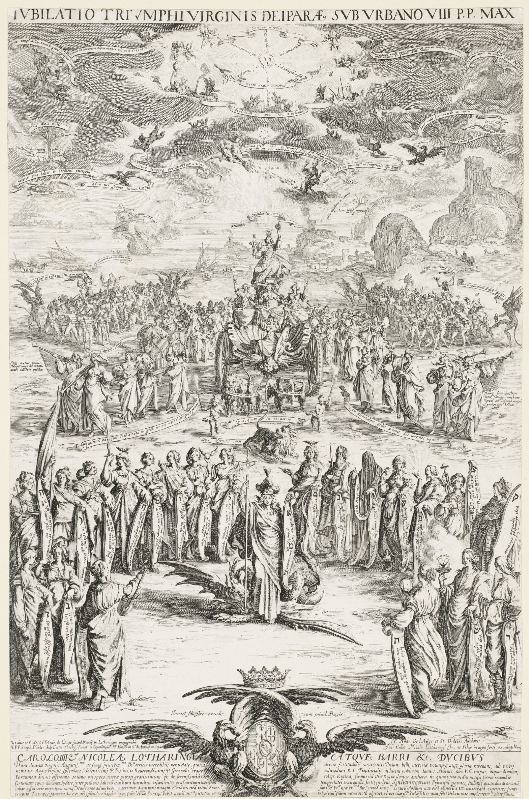 Israël Silvestre : Le Triomphe de la Vierge