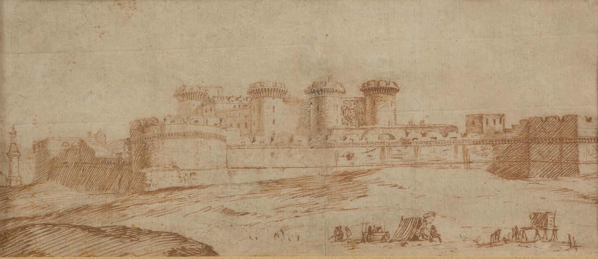 Israël Silvestre : Le Castel Nuovo de Naples