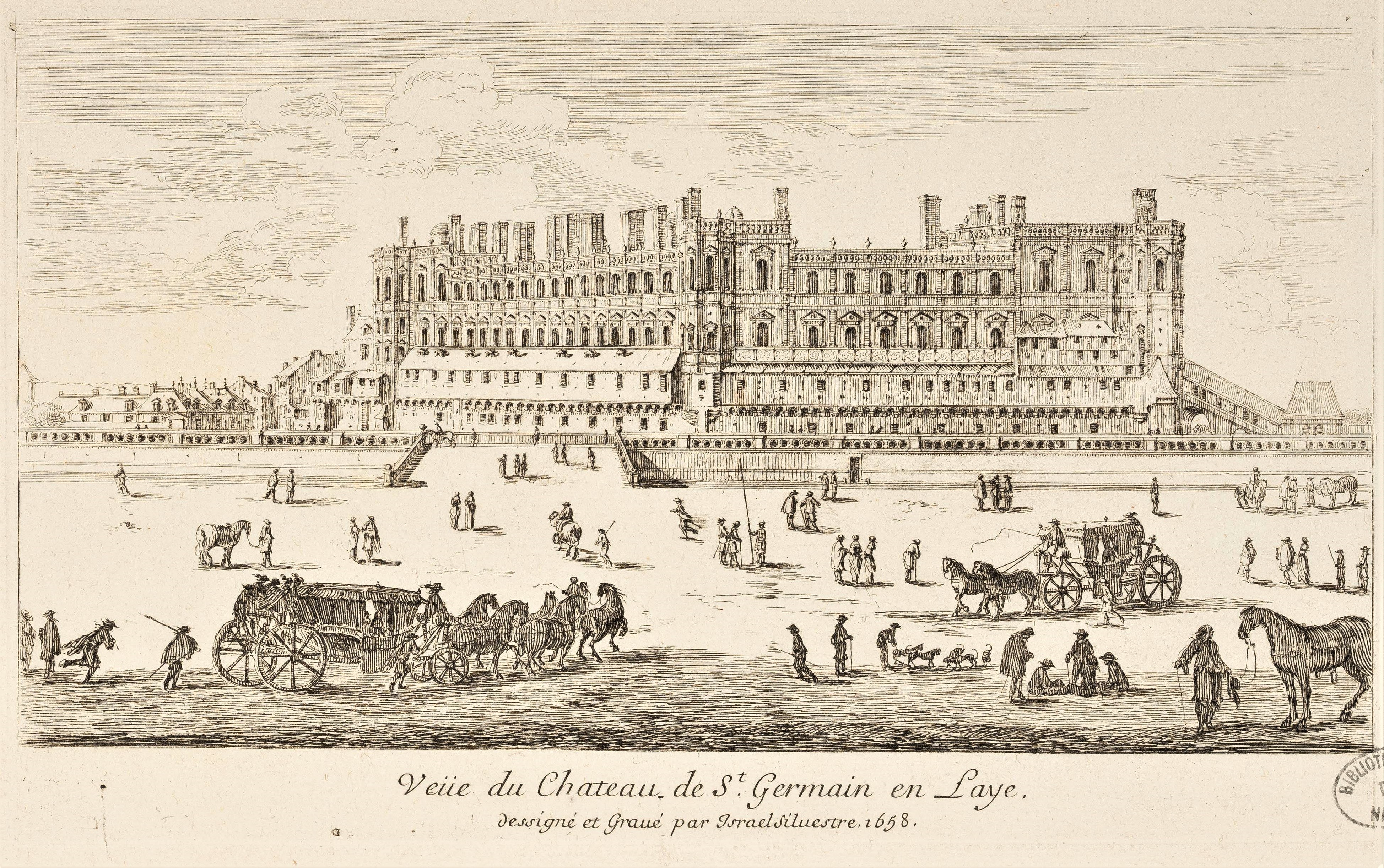 Israël Silvestre : Veüe du Chateau de S.t Germain en Laye.