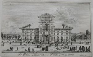 Le Palais Aldobrandin a Fresate (Frascati) près de Rome.