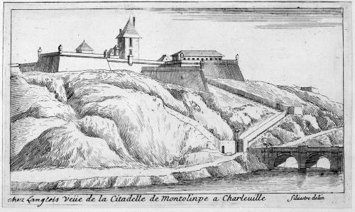 26.5 Veüe de la Citadelle de Montolinpe à CharlevilleSilvestre delinH : 94 L : 162
 Faucheux : 26.5 Etat N° : 2  Baré : N° 442