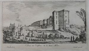 Veuë du Chasteau de la Ferté Milon. (En Valois).