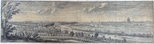 75.1&nbsp;Vue Générale de Paris (avant la lettre)H : 389 L : 646
 Faucheux : 75.1 Etat N° : 1  Baré : N° 1Crédit : Aimable envoi de M. Ferdinando M.G. Maffii