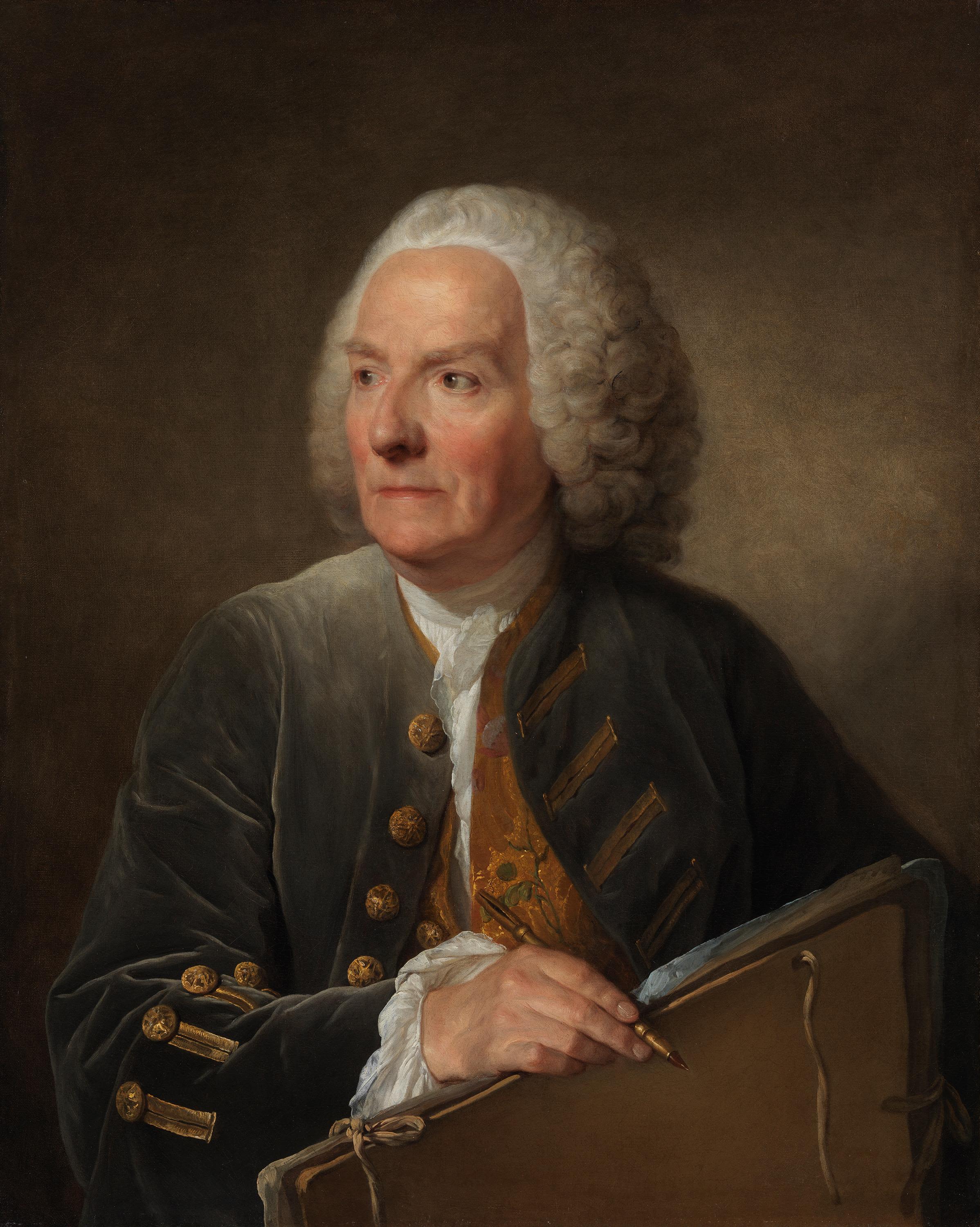 Louis de Silvestre 1675 - 1760 par Jean-Baptiste Greuze