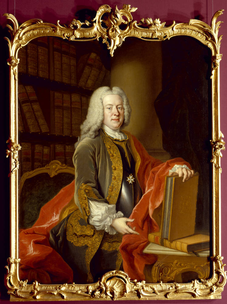Heinrich von Bünau par Louis de Silvestre