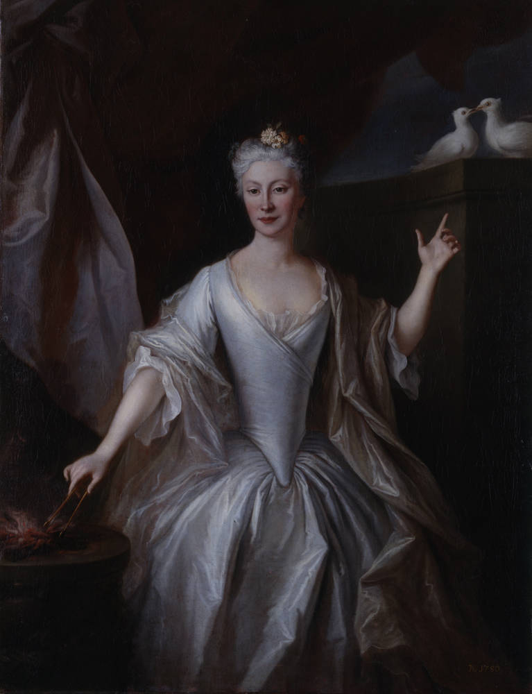 La comtesse Urszula von Bielińska en vestale par Louis de Silvestre