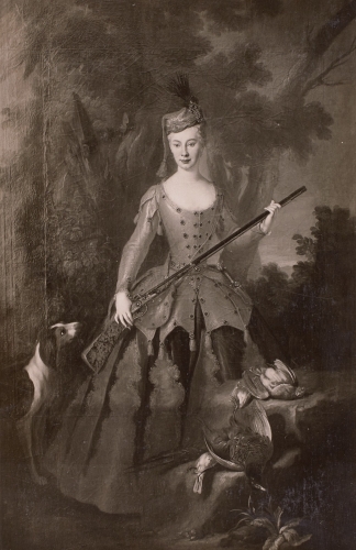 Comtesse Maria Magdalena Bilinska en chasseresse.