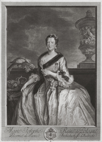 Marie-Josèphe Reine de Pologne, Électrice de Saxe Archiduchesse d`Autriche