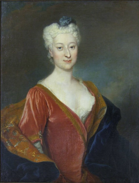 Eva Charlotte von Einsiedel (née von Flemming) par Louis de Silvestre