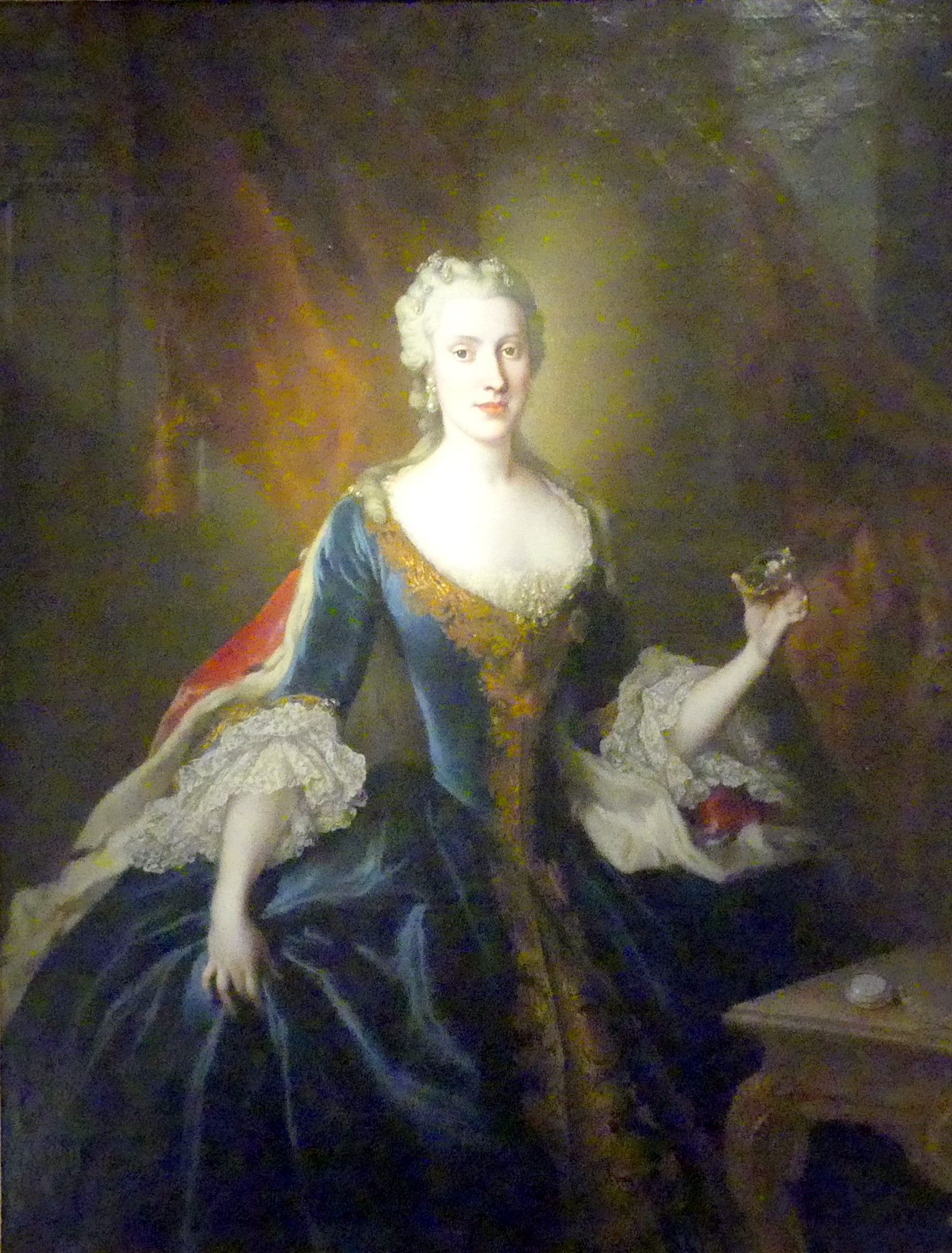 Marie Anne de Saxe en mariée par Louis de Silvestre