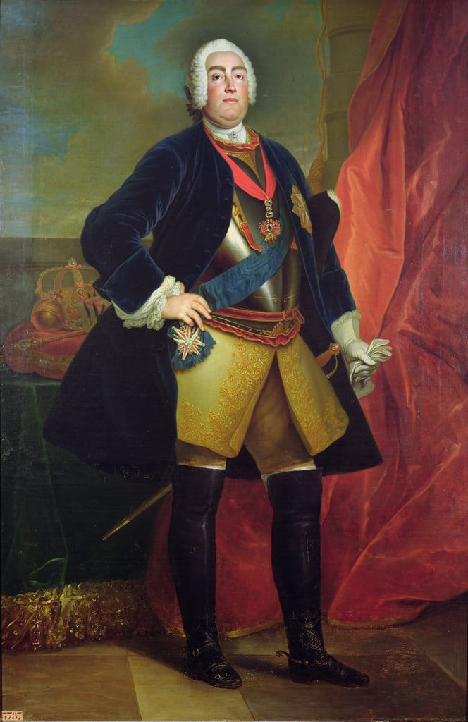 Auguste II électeur de Saxe par Louis de Silvestre