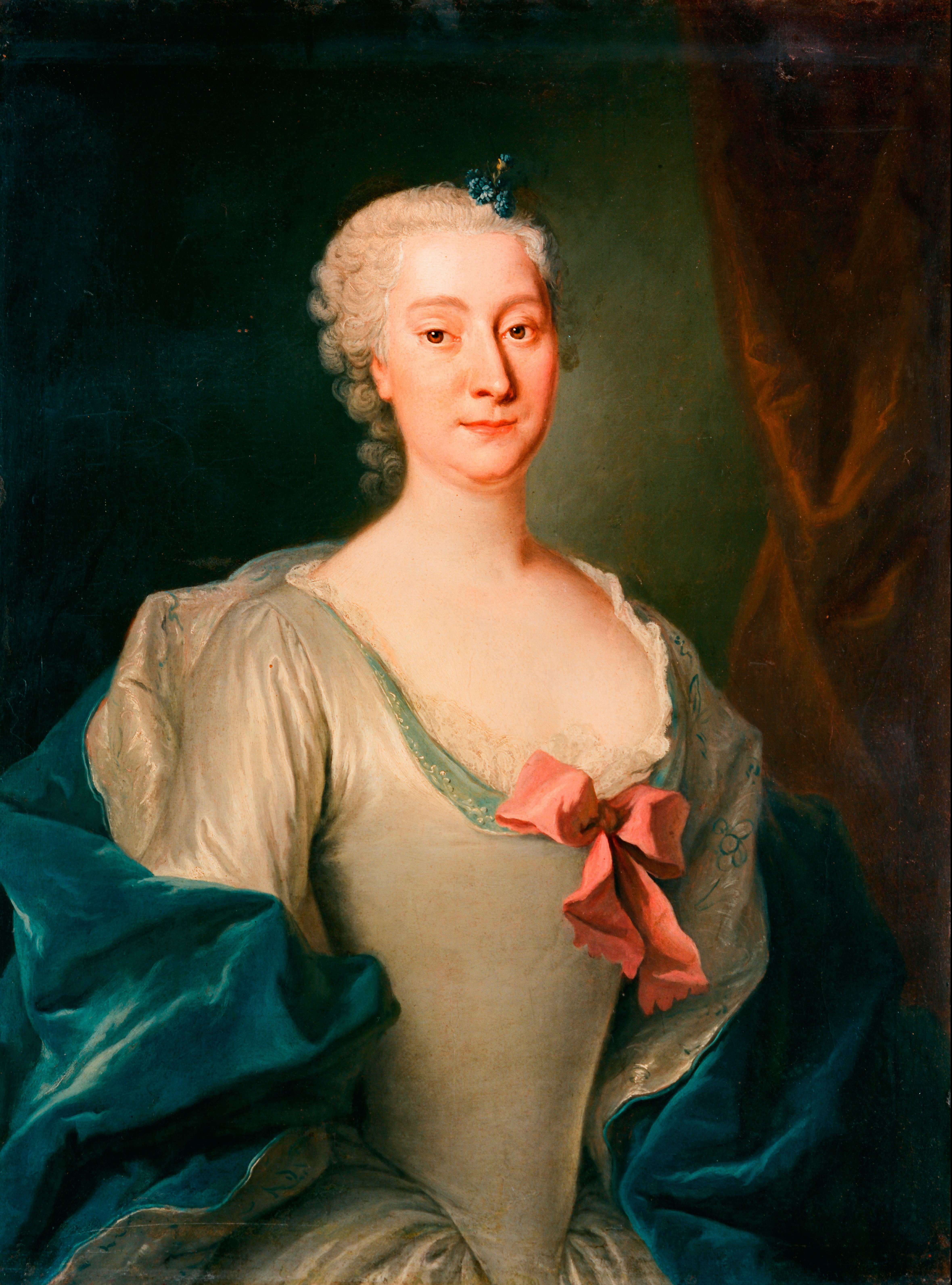 Dorothée Louise Charlotte Comtesse de Gersdorf par Louis de Silvestre