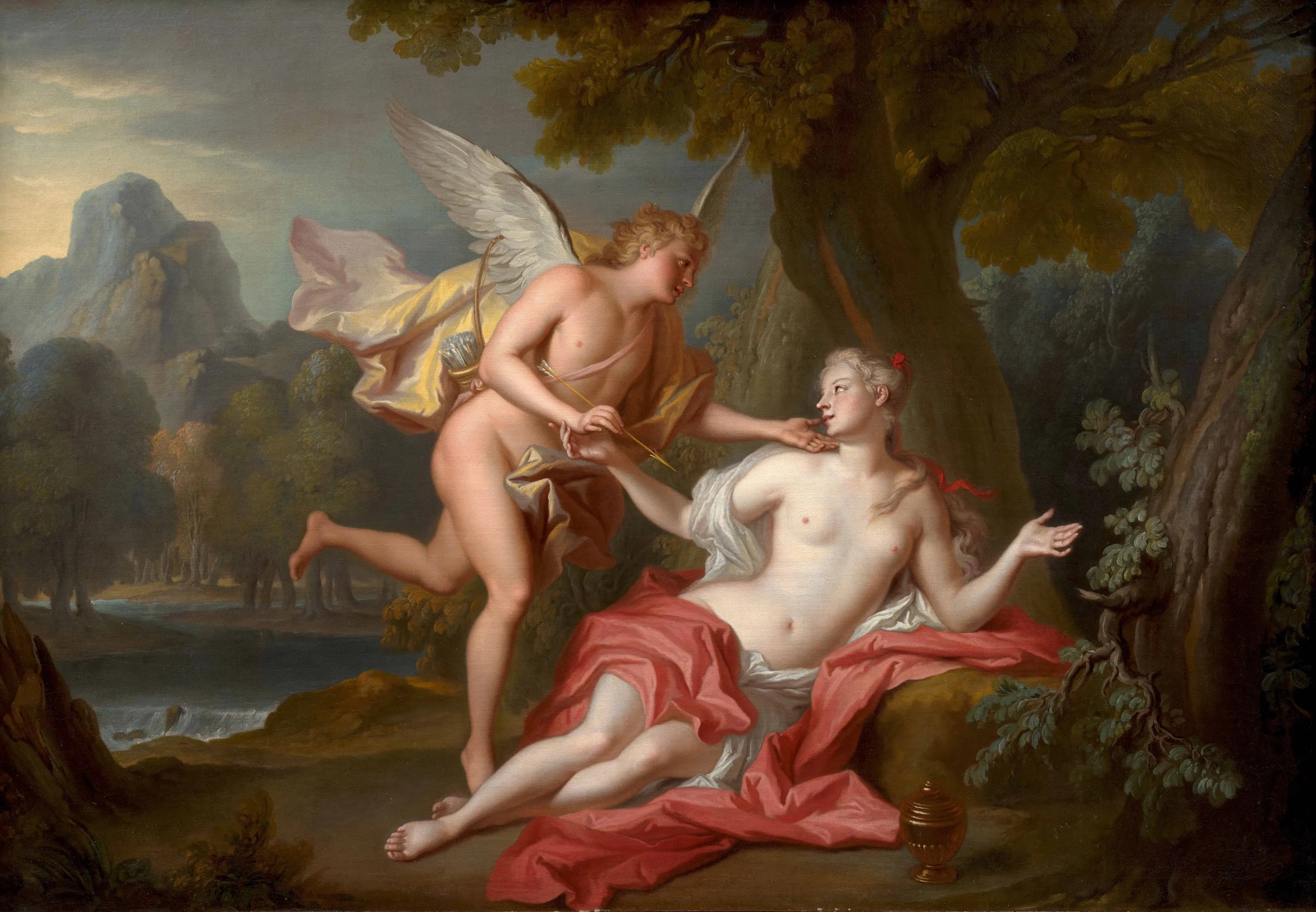 Cupidon et Psyché par Louis de Silvestre